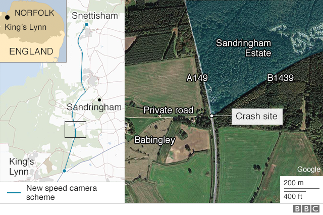 Prince Philip Sandringham Crash Led To Car Tumbling Across Road Bbc News