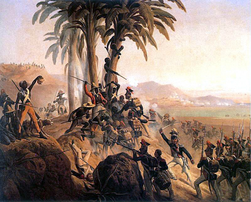 Batalha de São Domingo, quadro que representa a independência do Haiti