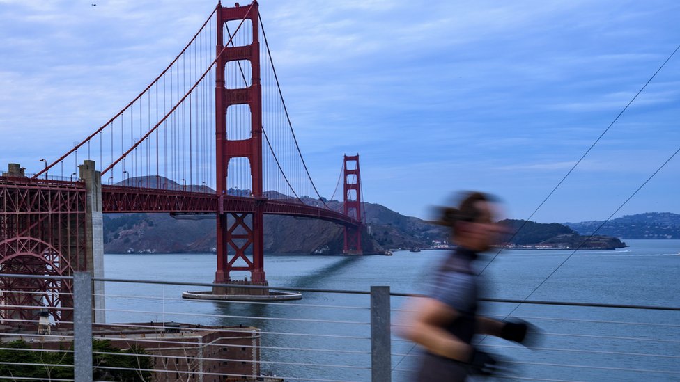 The Golden Gate Bridge in San Francisco