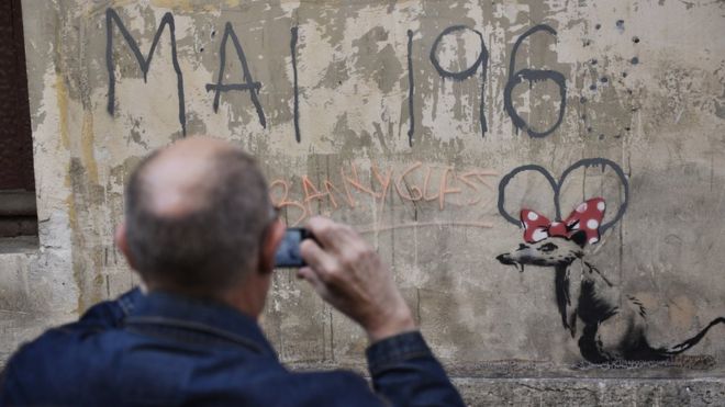 Bansky hits Paris