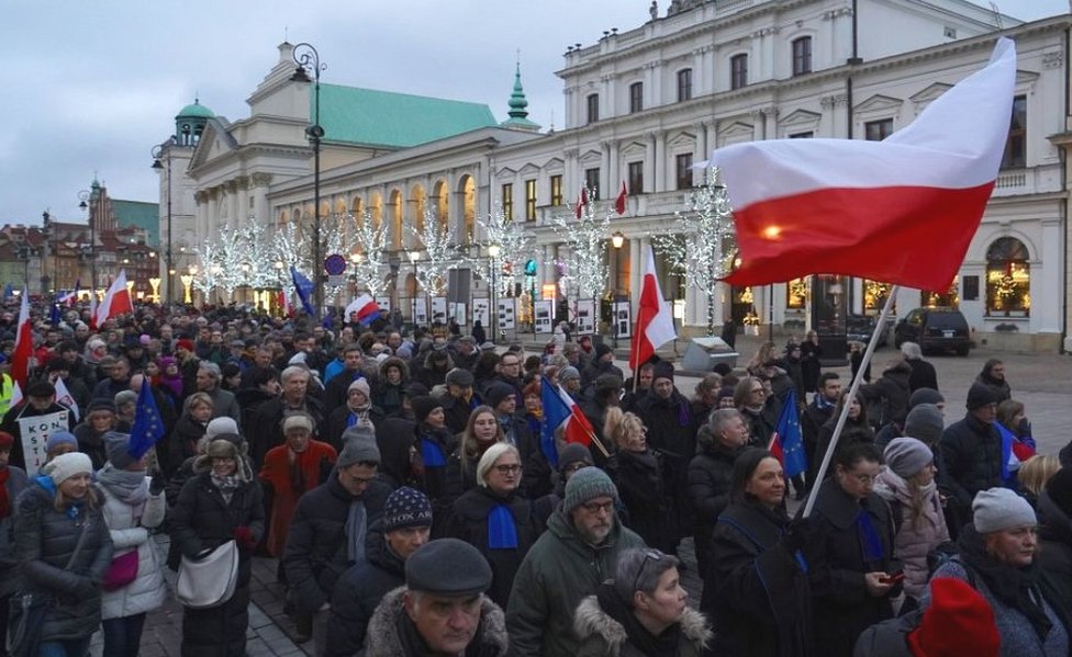 Протест в Варшаве, 11 января 20