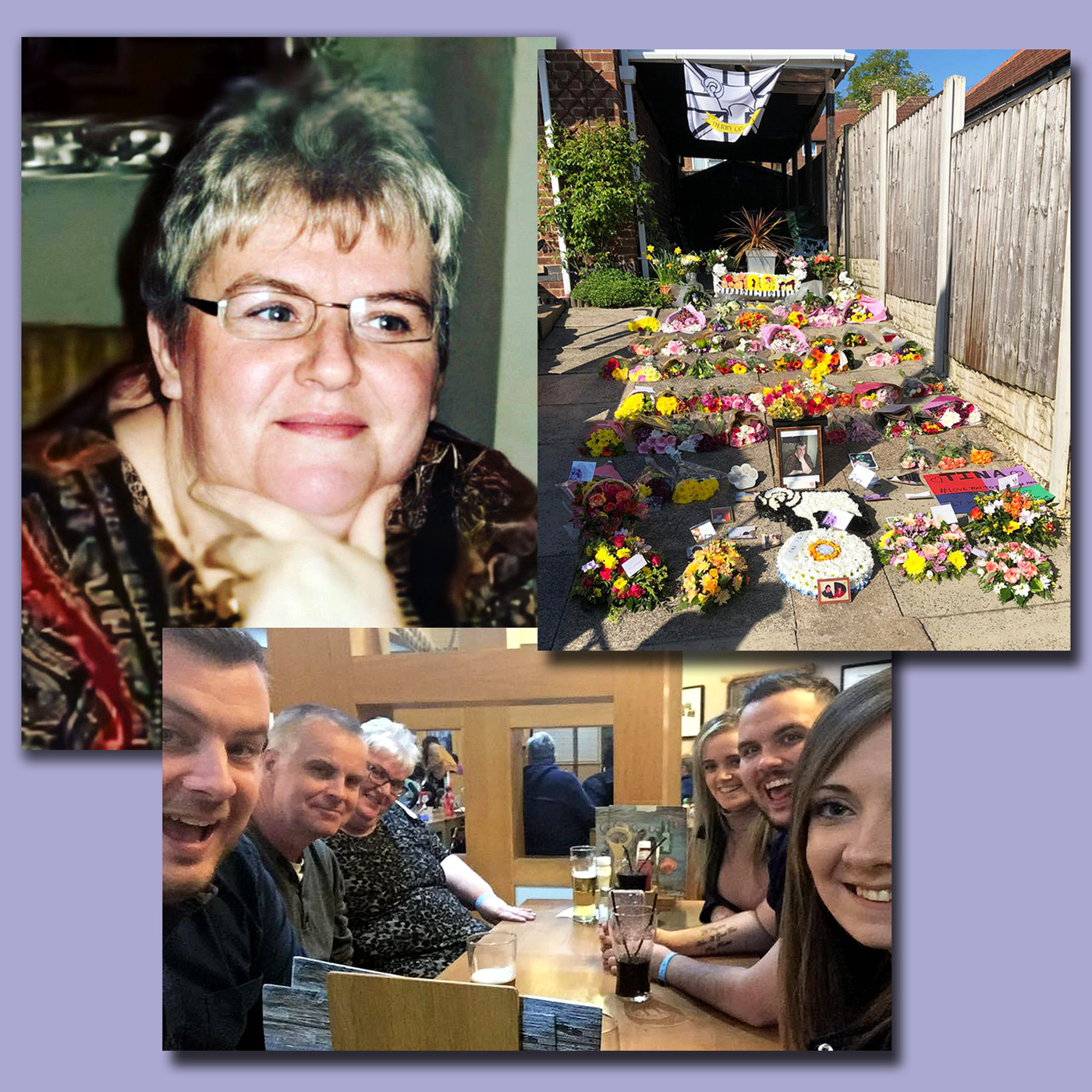 Tina Cooke, funeral tributes and enjoying a family meal out