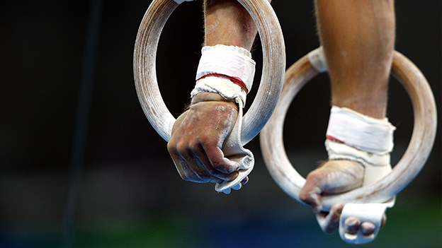 Russian gymnast investigated for wearing pro-war symbol on podium next to Ukrainian