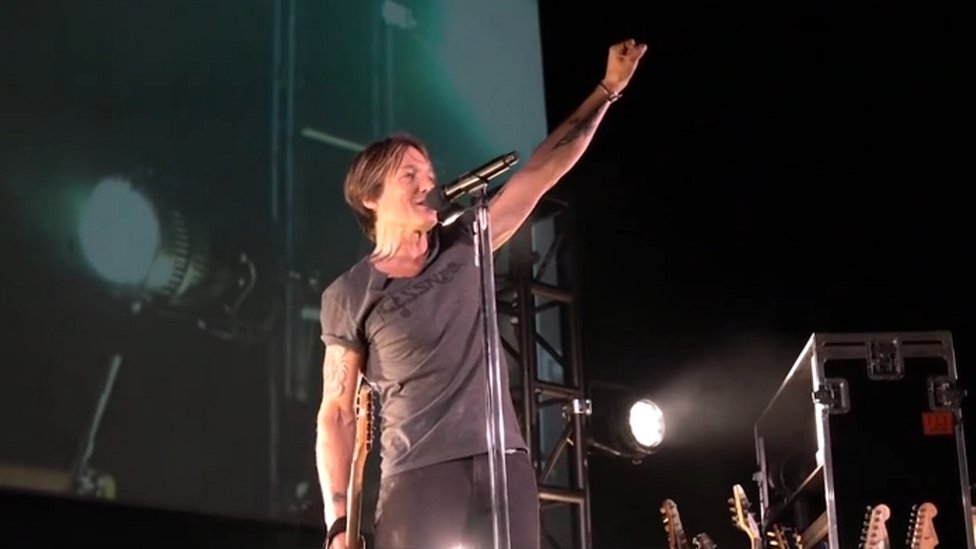 Keith Urban on his lockdown drive-in concert