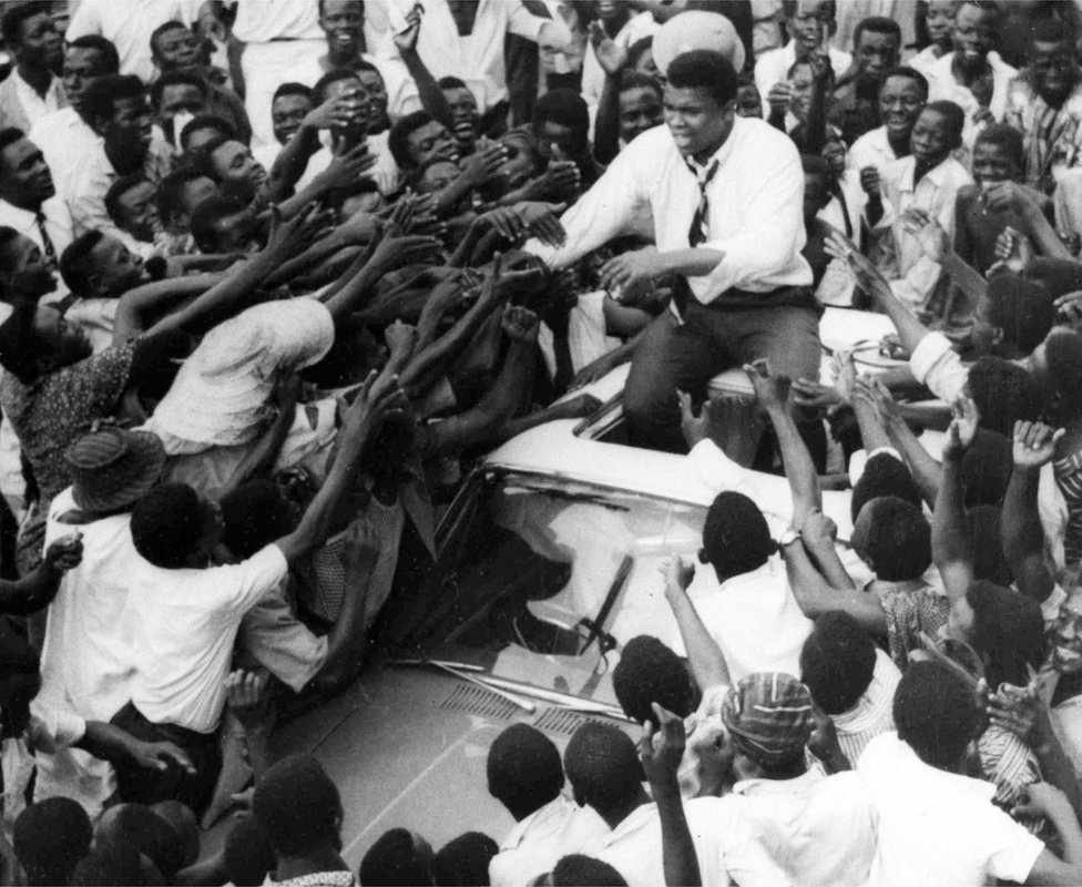 In his 1964 tour of West Africa, fans in Lagos chanted that he was the “king of the world”
