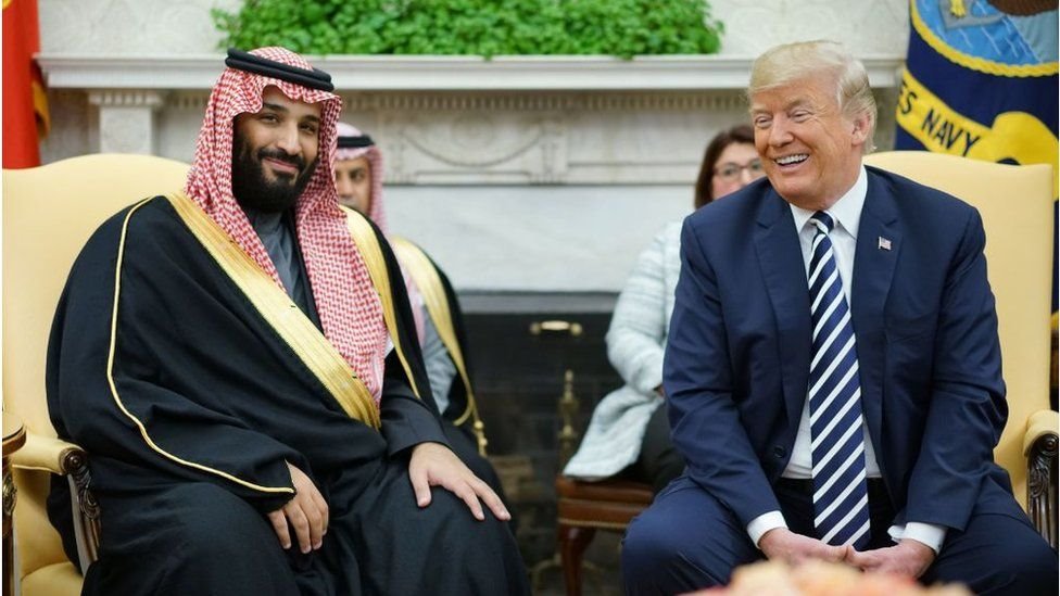 محمد بن سلمان و دونالد ترامب