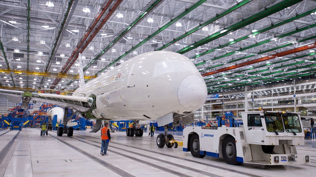 南卡羅來那州工廠下線的第一架波音787