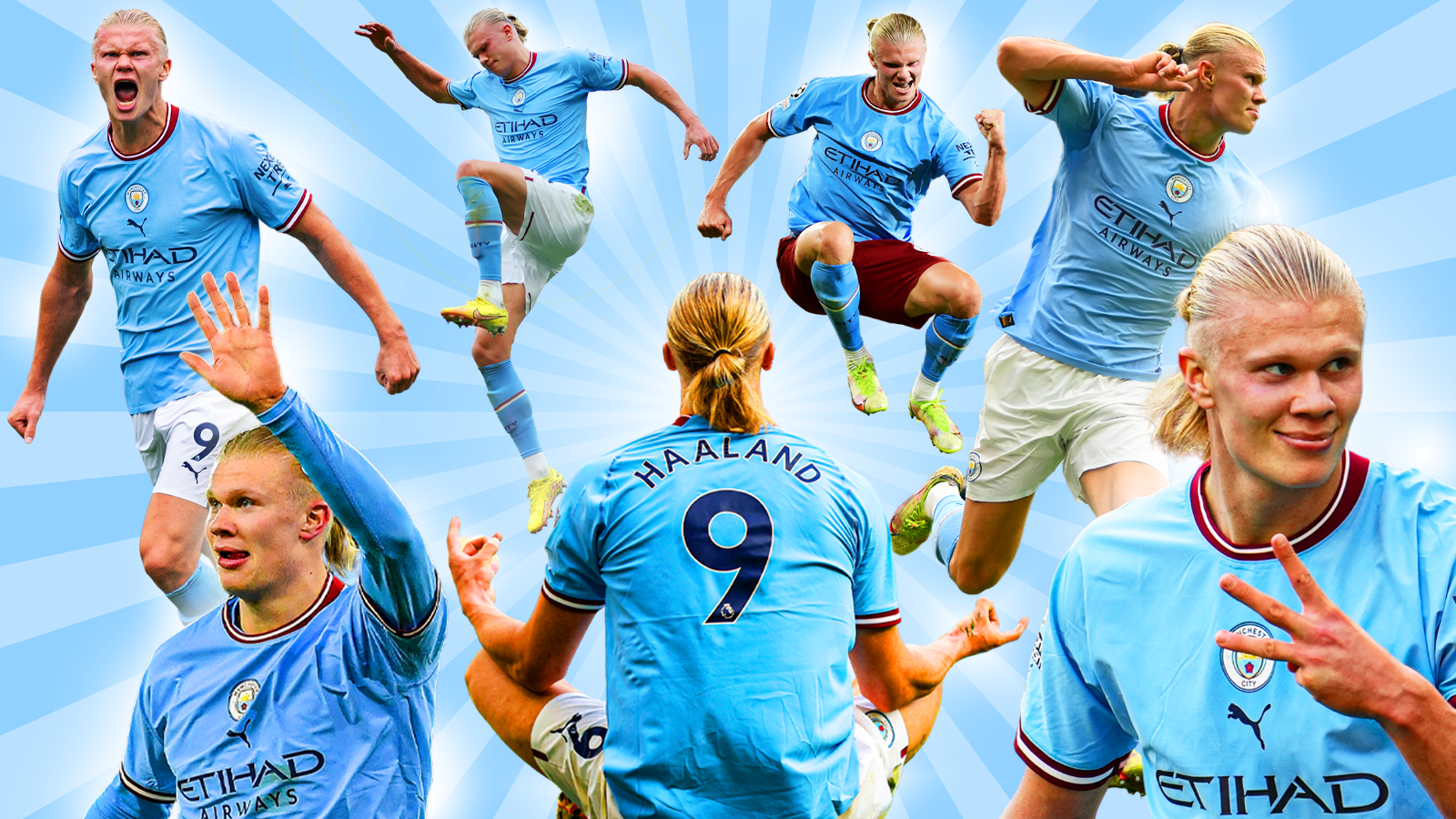 Erling Haaland: Manchester City striker called 'monster' as he beats season scoring record