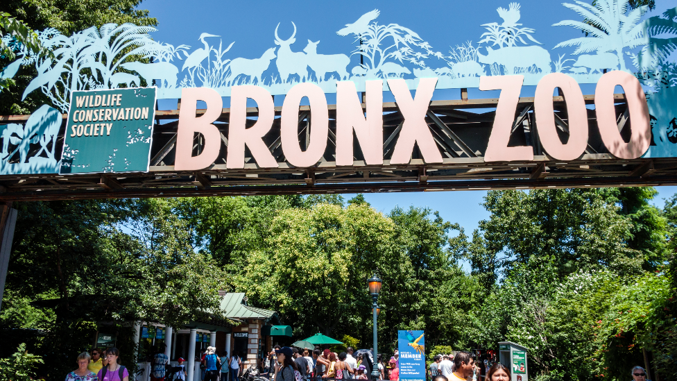 The entrance to the Bronx Zoo pictured in 2016