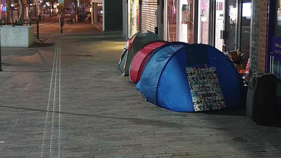 Бездомный с Абингтон-стрит