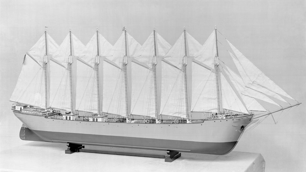 Modelo del velero Thomas W. Lawson