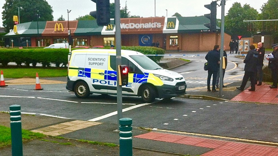 McDonald's drivethru shooting Four men arrested BBC News