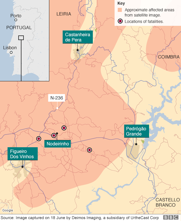 Portugal fires Confusion over plane crash claim BBC News