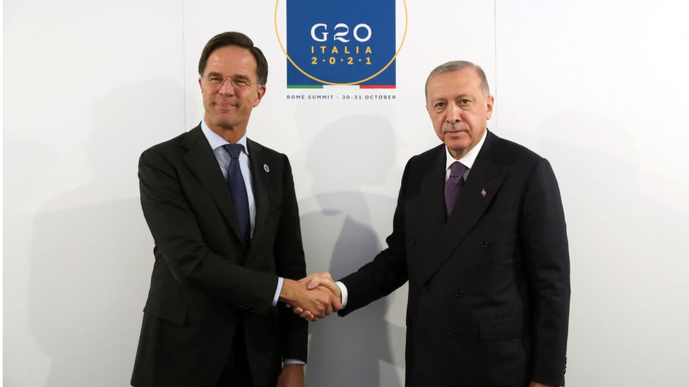 Rutte ve Erdoğan