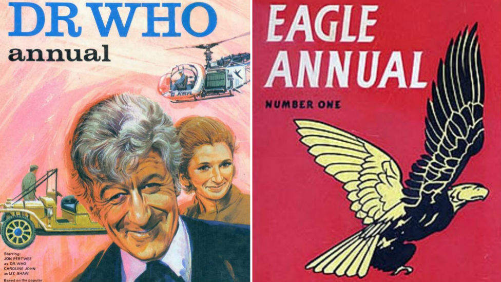 Ежегодники Dr Who и Eagle