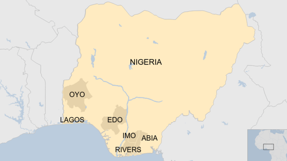 Map of Nigeria