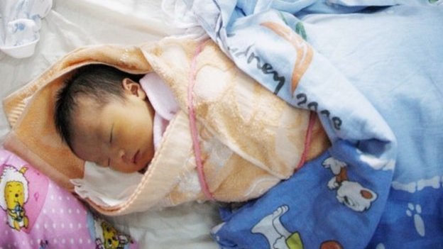 Мальчик-младенец в Китае