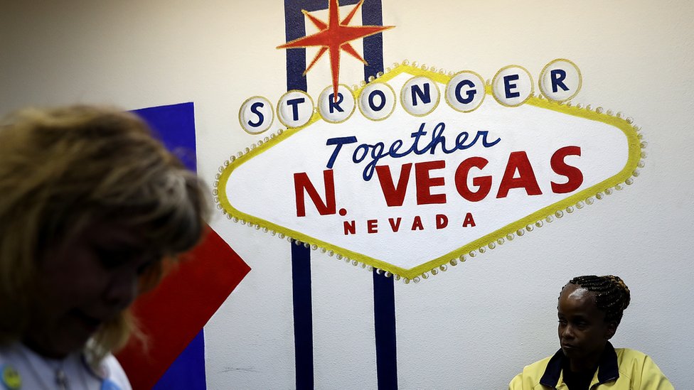 Знак демократии в Лас-Вегасе