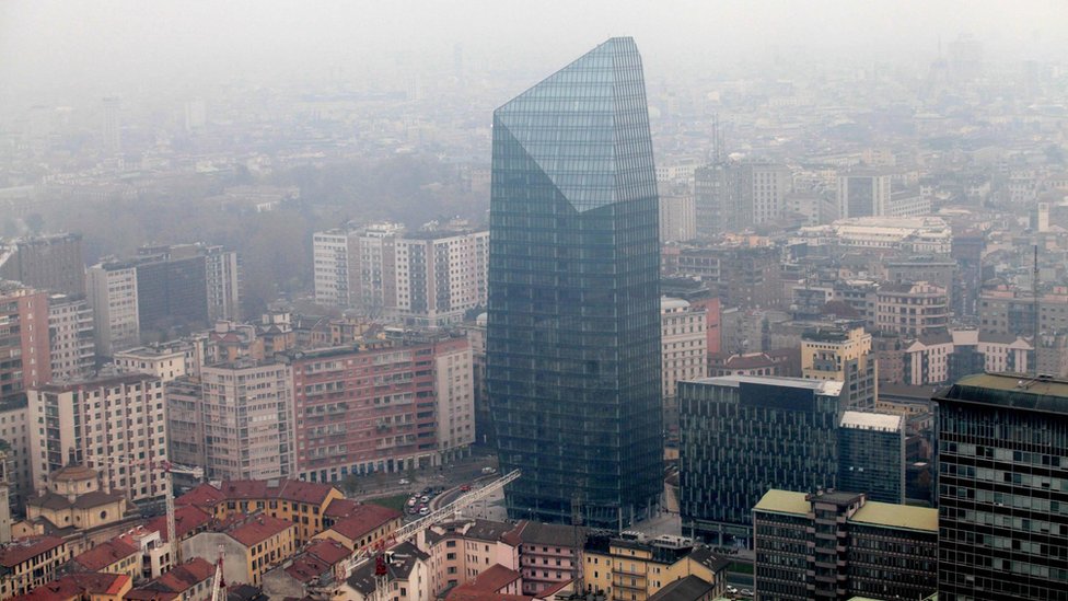 Italy smog Milan and Rome ban cars as pollution rises BBC News