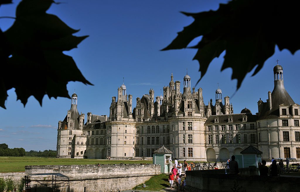 El castillo del Chambord, en el valle de Loira, en Francia. castillo de Chambord