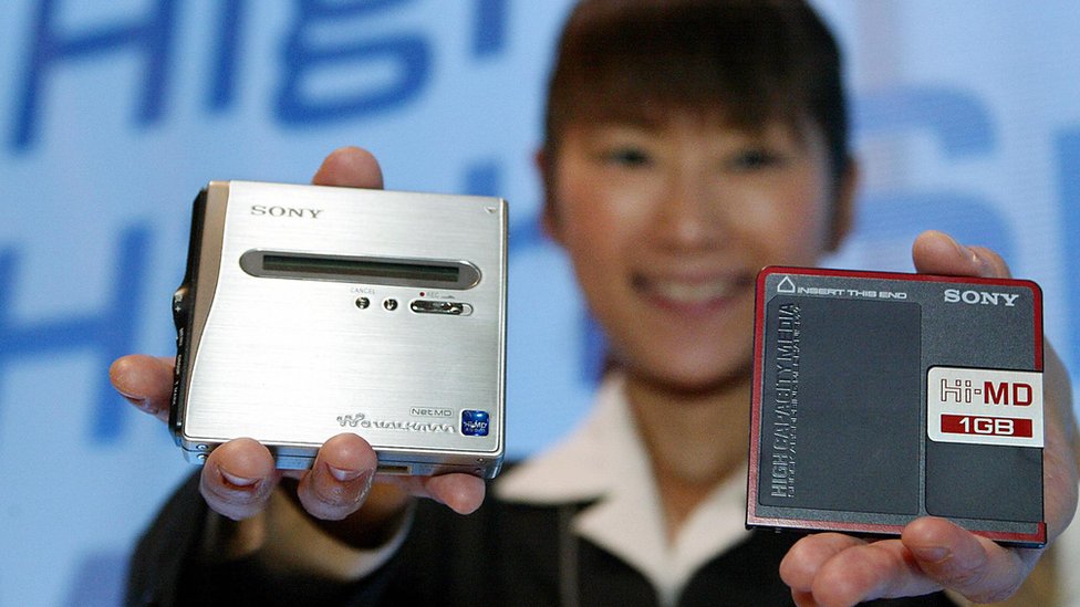 Los Minidisc fueron impulsados por Sony durante dos décadas, pero finalmente se dejaron de producir. Minidisc de Sony