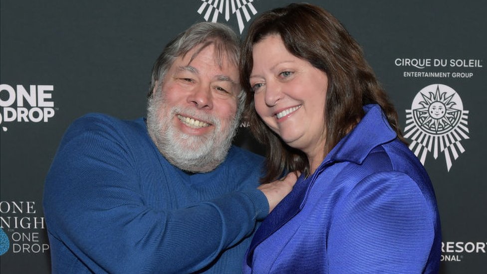 Steve Wozniak y su mujer Janet Hil en una foto reciente. Marzo de 2018