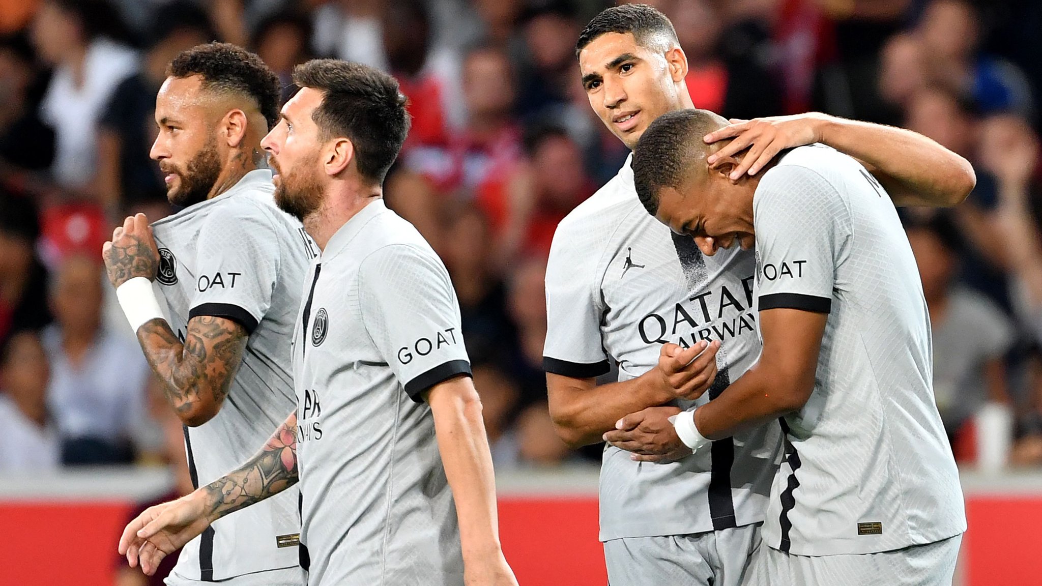 Lille 1-7 PSG: Kylian Mbappe scores after eight seconds in rout