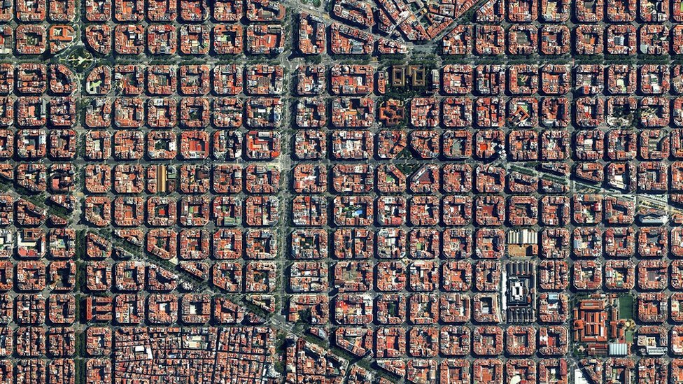 Vista aérea de Barcelona Vista aérea de Barcelona