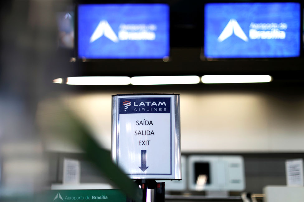 Cartel de Salida de Latam Airlines