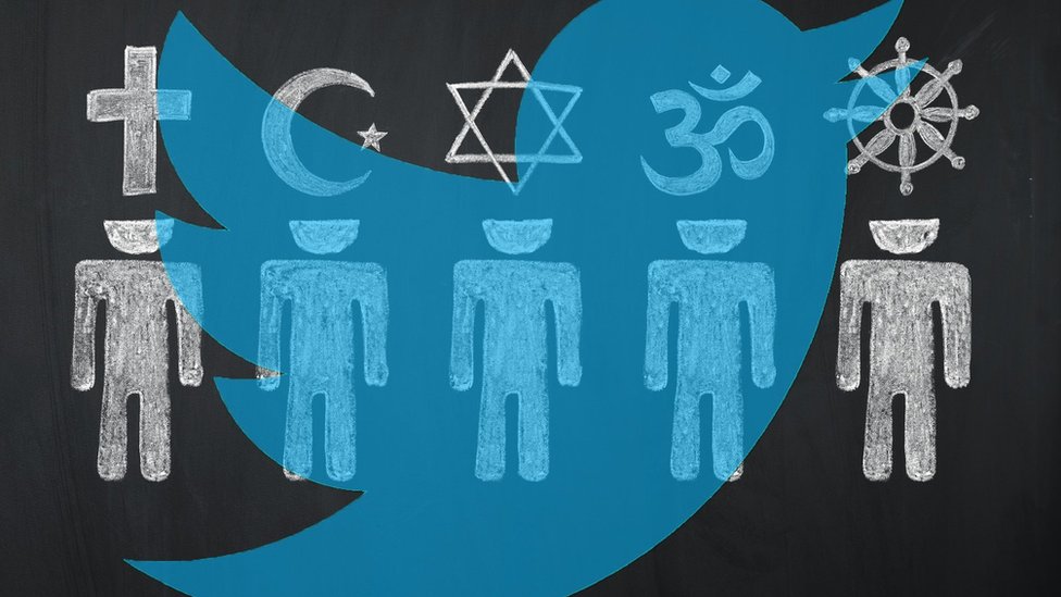 Твиттер и религиозные символы