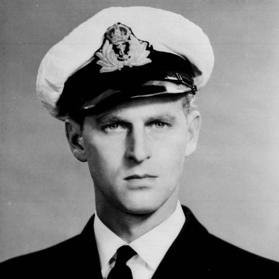 Philip in uniform, 1946