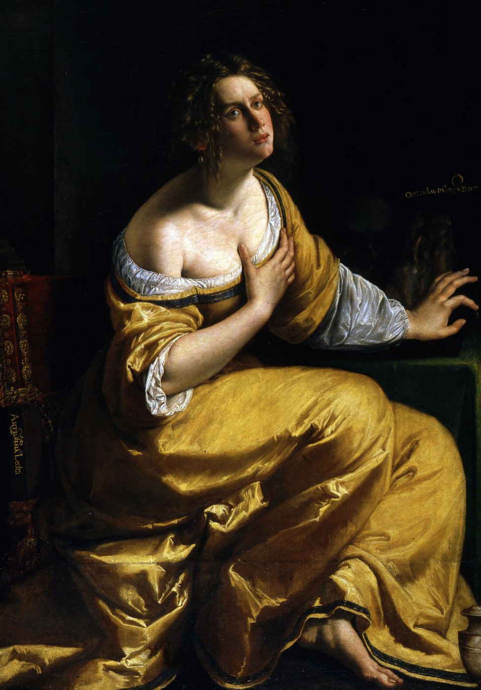 La conversión de la Magdalena de Artemisia Gentileschi