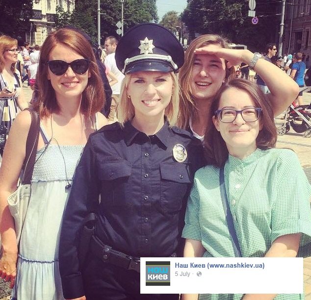 The Photogenic New Police Officers Patrolling Kiev S Streets c News