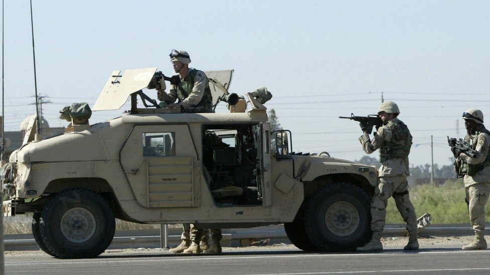 Soldados estadounidenses en Irak
