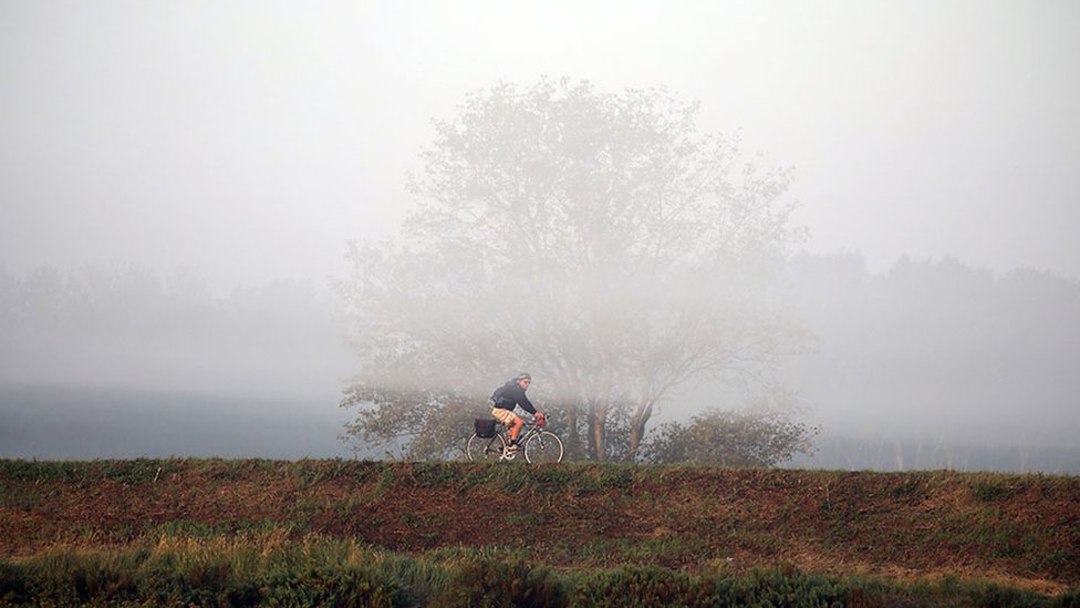 Cycling in Thornham, Norfolk