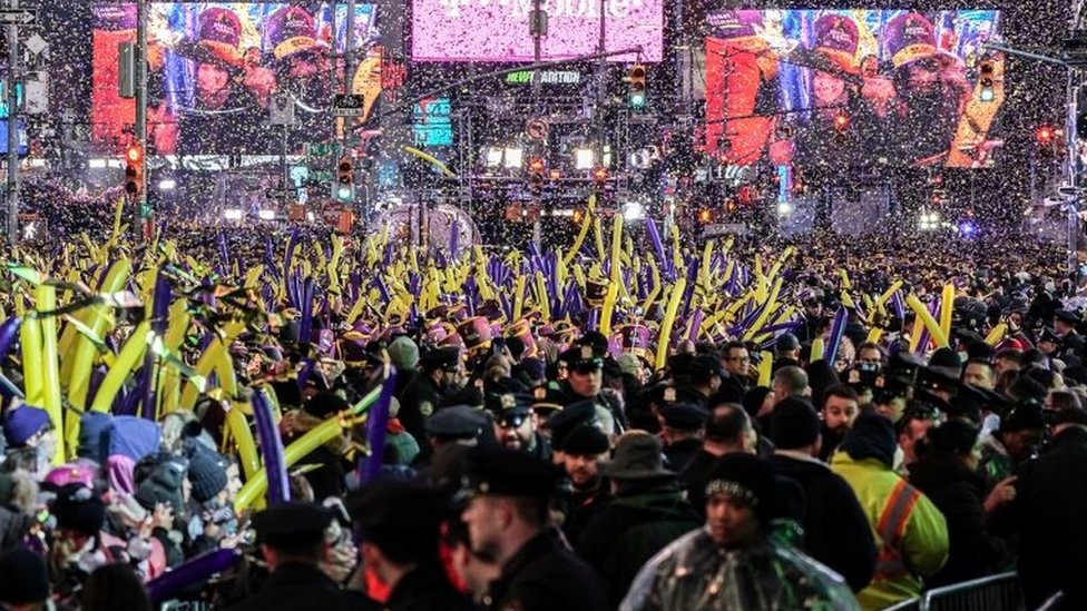 New York allows revellers at New Year's Eve celebrations