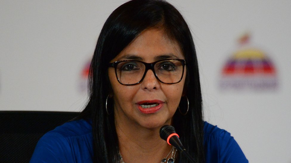 Delcy Rodríguez, presidenta de la Asamblea Constituyente, avanzó que habrá "consecuencias" para Guanipa. Delcy Rodríguez