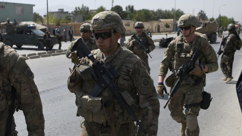 Soldados estadounidenses en Afganistán.