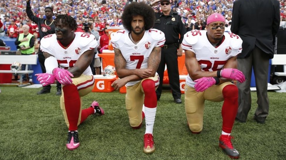 organizar Te mejorarás mientras NFL says players' protests during national anthem should be allowed - BBC  News