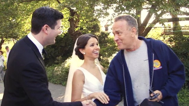 When Tom Hanks Runs Into Your Wedding Photos Bbc News 