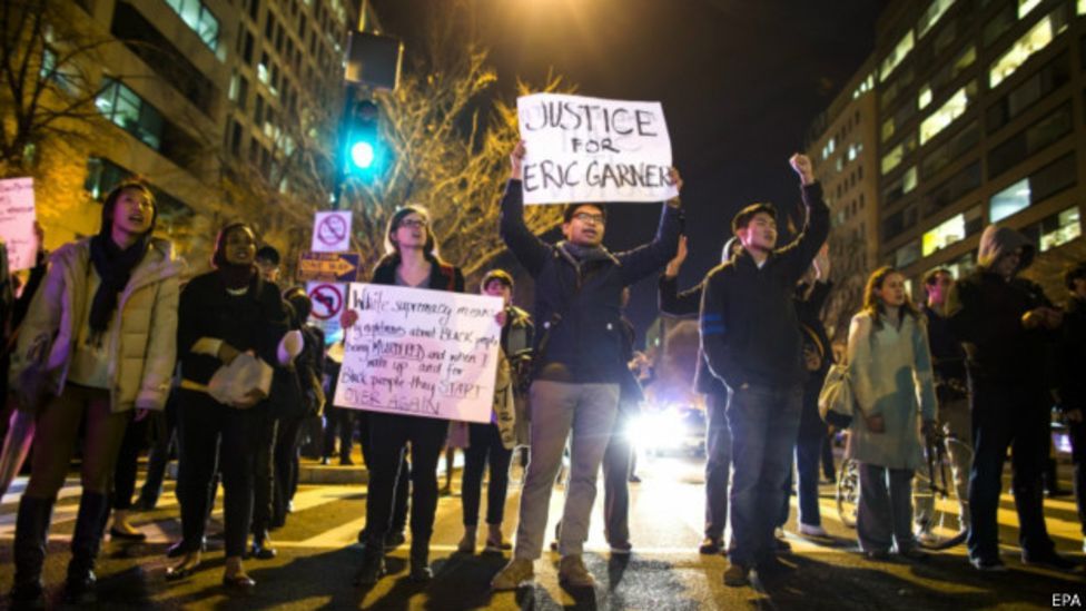 Miles salieron a las calles a protestar en 2014 por la muerte de Eric Garner.