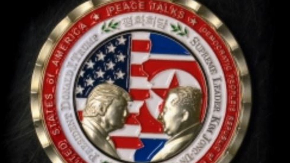 Trump Kim summit Commemorative coin sparks ridicule