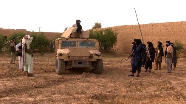 Las fuerzas del Talibán tienen armas sofisticadas. Talibán