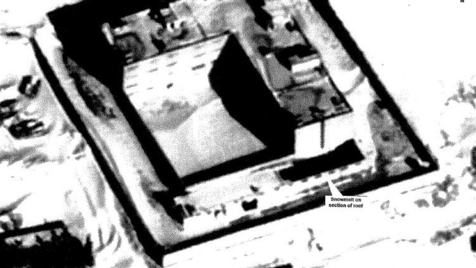 На спутниковом снимке показано место предполагаемого крематория
