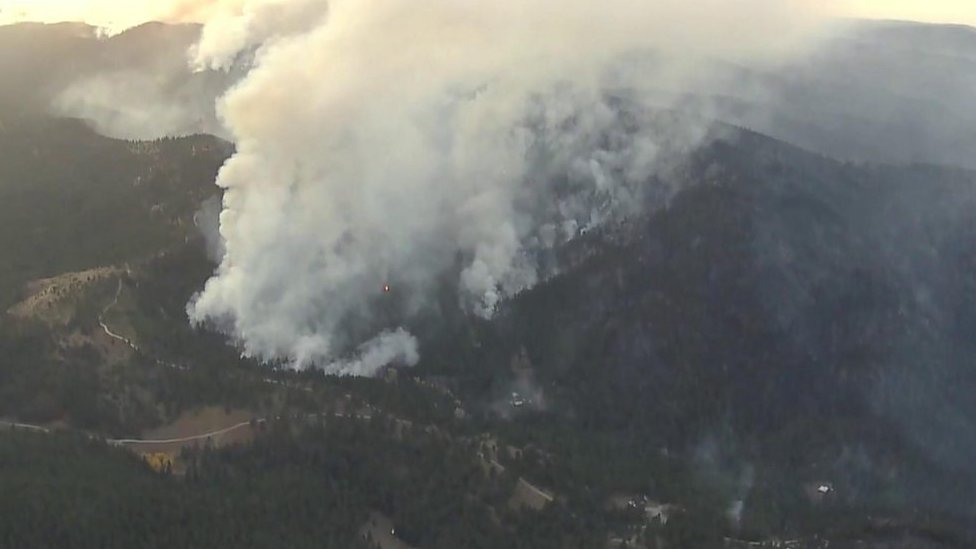 Colorado battles a record-breaking wildfire