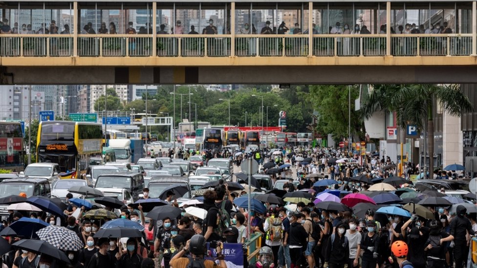 Demonstrasi di Hong Kong