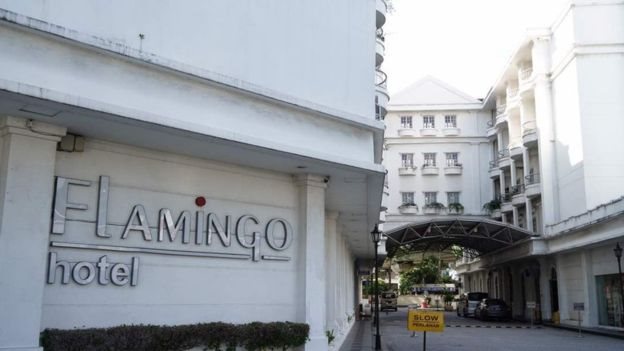 Siti Aisyah trabajó en el hotel Flamingo de Kuala Lumpur. Hotel Flamingo