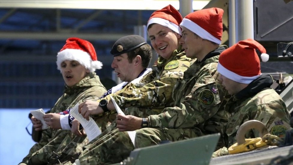 Войска в Афганистане на Рождество