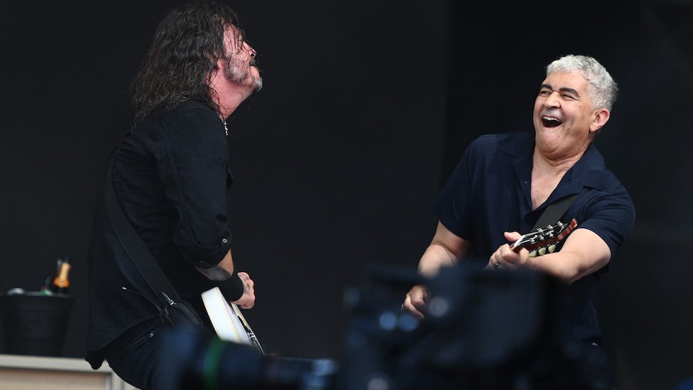 Dave Grohl and Pat Smear