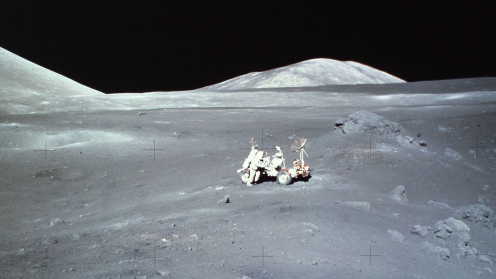 Apolo 17 en la Luna.